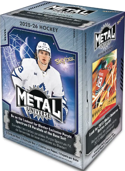 2025-26 Skybox Metal Universe Hockey Trading Cards (Blaster)
