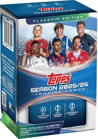 2025-26 Topps Flagship Edition UEFA Club Competitions Trading Card Value Box