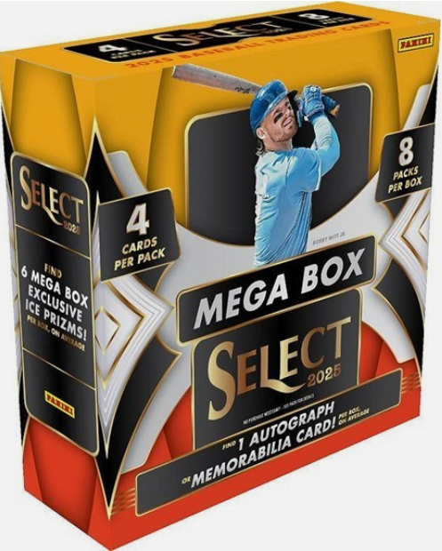 2025 Panini Select Baseball 32Ct. Mega Box