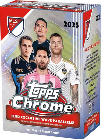 2025 Topps MLB Chrome Soccer Trading Card Value Box