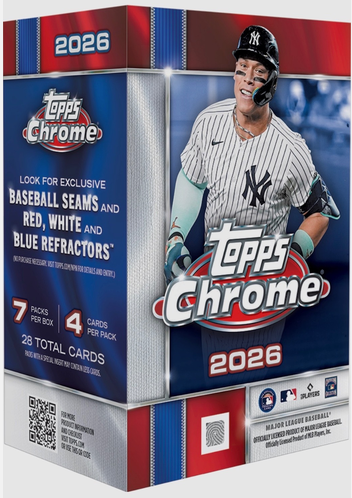 2026 TOPPS CHROME BASEBALL VALUE BLASTER BOX MLB
