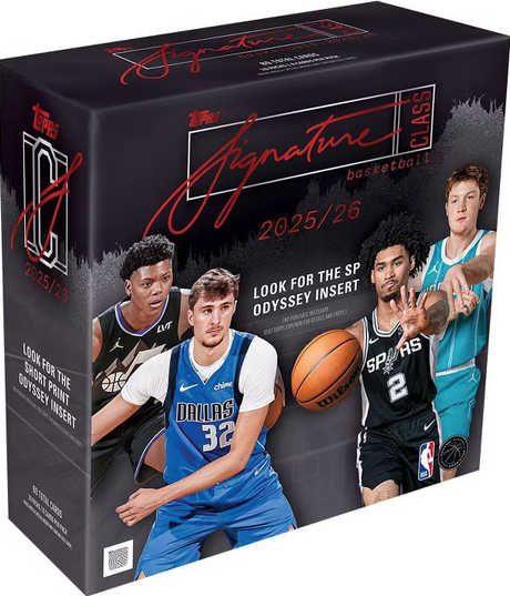 2025-26 Topps NBA Signature Class Basketball Trading Card Mega Box