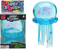 Jellyfish Squish Stress Toy – Blue Translucent Glitter Fidget (NeeDoh Style Replicated Packaging)