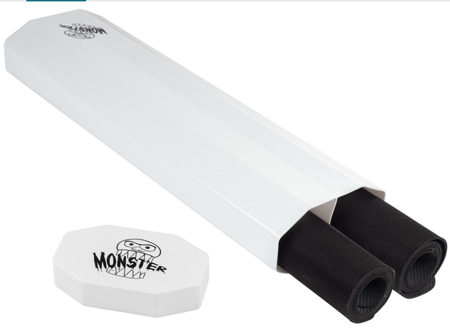 Dual Playmat Tube - Monster Protectors Prism white