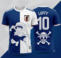 Luffy White/Blue soccer jersey