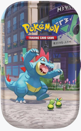 Lumiose City Mini Tin Feraligatr & Budew