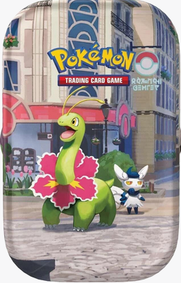 Lumiose City Mini Tin Meganium & Meowstic