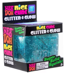 NeeDoh Nice Cube Glitter and Glow