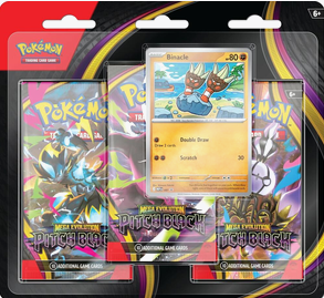 Pitch Black 3-Pack Blister [Binacle] - ME05: Pitch Black (ME05)
