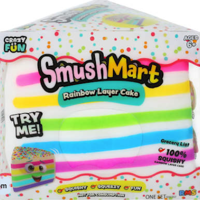 Smush Mart Rainbow Layer Cake