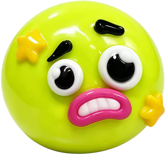 Smushers Curiosities Highlighter Face & Stars Squishy Toy