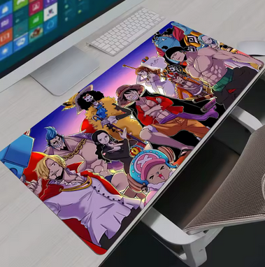 One Piece- The Straw Hat Crew Panoramic Anime Gaming Desk Mat