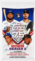 Topps 75 2026 Series 2 Baseball Single Pack Trading Cards