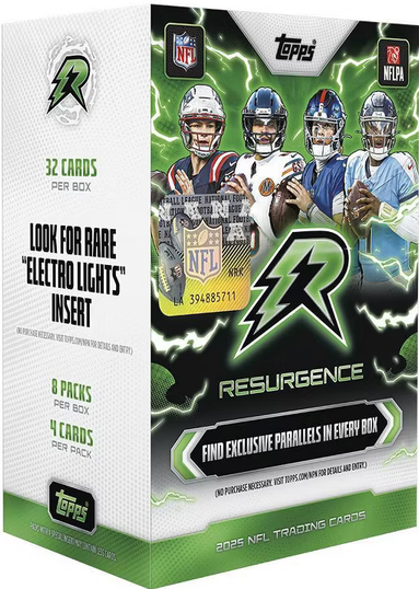 Topps NFL Resurgence Football Trading Card Value Box