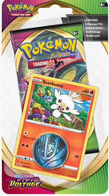 Vivid Voltage Single Pack Blister [Scorbunny] - SWSH04: Vivid Voltage (SWSH04)
